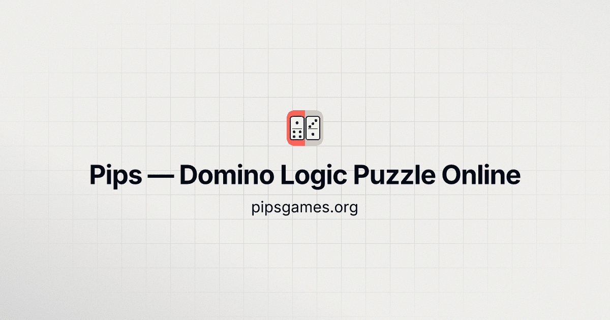 Show HN: Pipsgames.org – Free, infinite logic puzzles with shareable challenges